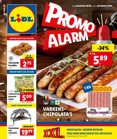 Promos de Supermarchés à Gent | Online Folder 16/05- 21/05 sur Lidl | 16/05/2022 - 21/05/2022