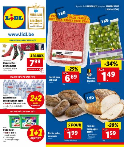 Catalogue Lidl à Bruxelles | Dépliant En Ligne 05/12 - 10/12 | 05/12/2022 - 10/12/2022