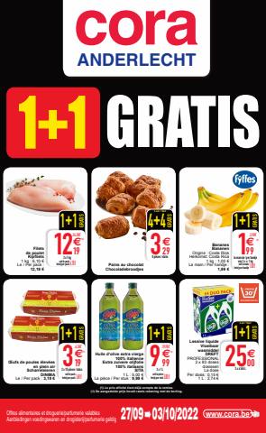 Promos de Supermarchés à Bruxelles | folder Cora sur Cora | 27/09/2022 - 03/10/2022