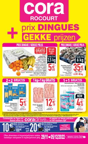 Promos de Supermarchés à Liège | folder Cora sur Cora | 29/11/2022 - 05/12/2022
