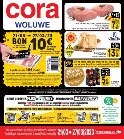 Catalogue Cora à Louvain | Bon de 10€ sur/op 100€  21-03 | 21/3/2023 - 27/3/2023