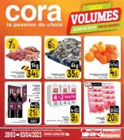 Promos de Supermarchés à Liège | Les Gros volumes au 28-03 sur Cora | 28/3/2023 - 3/4/2023