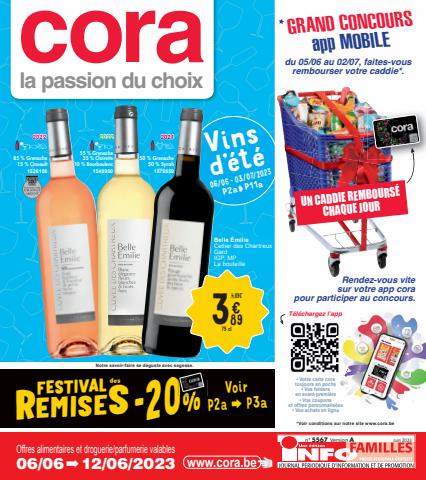 Catalogue Cora | Les vins d'été chez cora 06-06 | 6/6/2023 - 12/6/2023