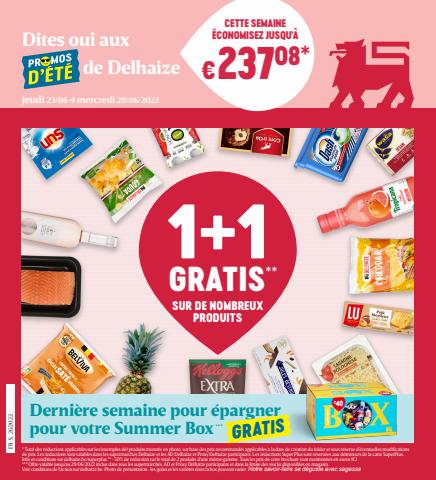 Promos de Supermarchés à Bruxelles | Folder Delhaize - FR sur Delhaize | 23/06/2022 - 29/06/2022