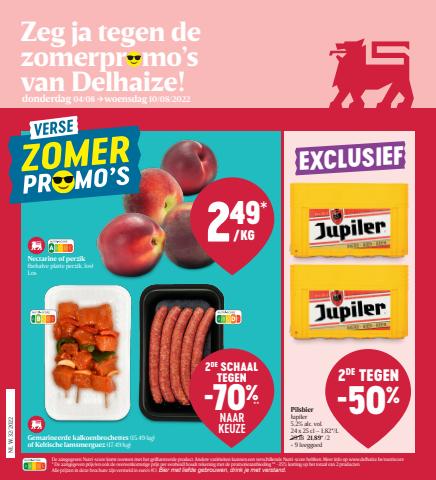Promos de Supermarchés à Bruges | Folder Delhaize - NL sur Delhaize | 04/08/2022 - 10/08/2022
