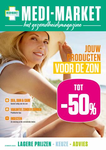 Promos de Parfumeries et Beauté à Termonde | NL- Jouw Producten voor de zon tot -50% sur Medi-Market | 06/06/2022 - 30/06/2022