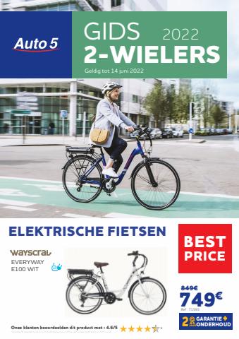 Promos de Voitures et Motos à Bruges | NL- Gids 2-Wielers Elektrische Fietsen sur Auto5 | 11/05/2022 - 14/06/2022