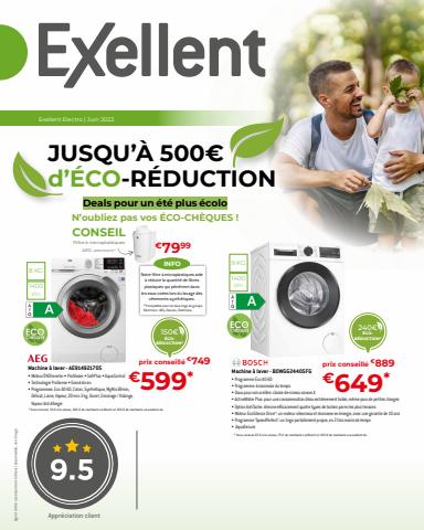 Promos de Électronique à Bruges | FR- Folder Exellent éco-réduction sur Exellent | 01/06/2022 - 30/06/2022