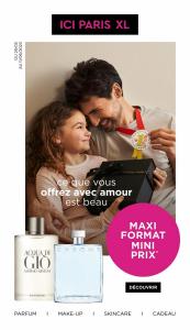 Promos de Parfumeries et Beauté à Gent | FR- Maxi Format Mini Prix sur ICI PARIS XL | 29/5/2023 - 11/6/2023
