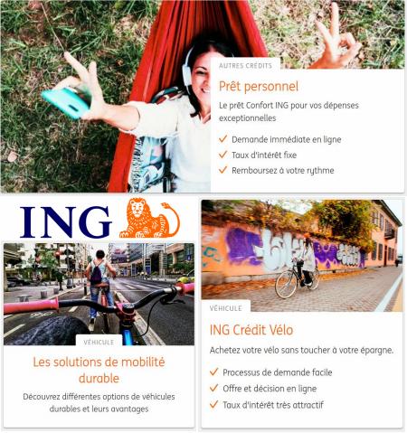 Promos de Banques et Assurances à Bruges | Emprunter sur ING | 08/05/2022 - 08/07/2022