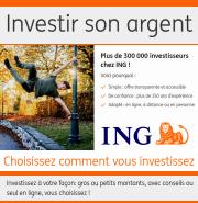 Promos de Banques et Assurances à Louvain | Investir son Argent sur ING | 9/3/2023 - 7/5/2023