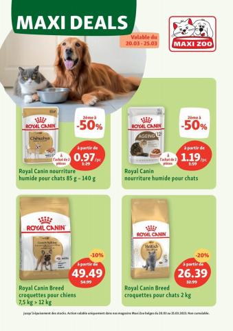 Catalogue Maxi Zoo | FR- Maxi Deals au 25/03 | 20/3/2023 - 25/3/2023