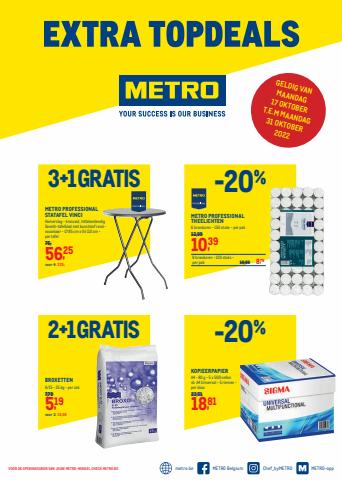 Catalogue Metro à Bruxelles | Extra Topdeals 10 | 01/10/2022 - 31/10/2022