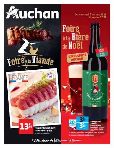 Catalogue Auchan | Foire à la viande et foire à la bière de Noël | 07/12/2022 - 13/12/2022