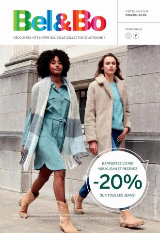 Promos de Vêtements, Chaussures et Accessoires à Roulers | FR- 20% sur tous le Jeans sur Bel&Bo | 20/09/2022 - 07/10/2022