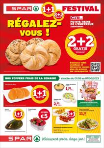 Promos de Supermarchés à Bruxelles | FR - Folder SPAR sur SPAR | 1/6/2023 - 14/6/2023