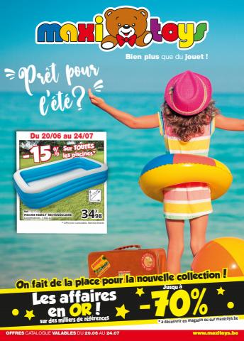 Promos de Jouets et Bébé | Prêt pour l'été? sur Maxi Toys | 20/06/2022 - 24/07/2022