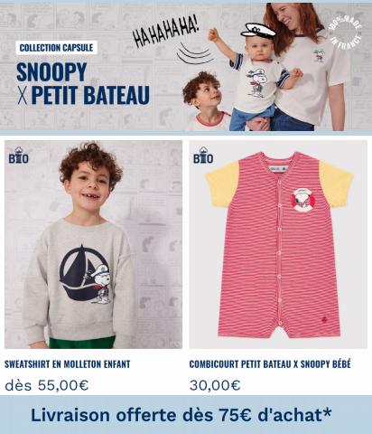 Catalogue Petit Bateau à Anvers | Snoopy x Petit Bateau | 6/6/2023 - 14/6/2023