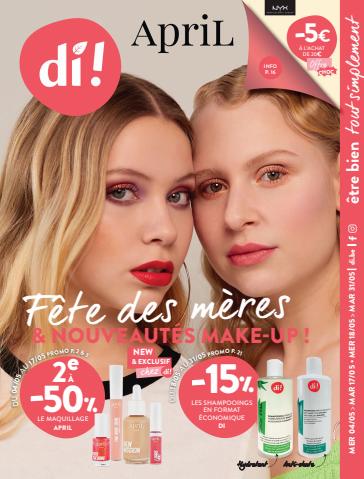 Promos de Parfumeries et Beauté à Hasselt | FR- Fête des mères & Nouveautés Make-Up! sur Di | 04/05/2022 - 31/05/2022
