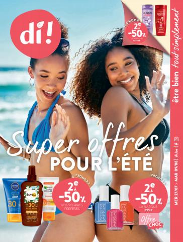 Promos de Parfumeries et Beauté à Tournai | FR- Super Offres pour L'été sur Di | 27/07/2022 - 09/08/2022