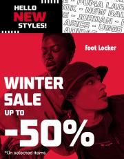 Promos de Sport à Mons | Winter Sale Up to -50% sur Foot Locker | 04/01/2023 - 04/02/2023