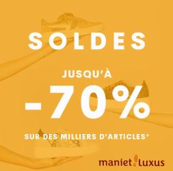 Promos de Vêtements, Chaussures et Accessoires dans le dépliant à Maniet Luxus ( Expire demain)