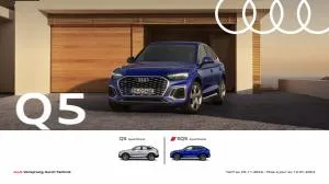 Catalogue Audi à Bruxelles | Tarif Q5 Sportback | 30/1/2023 - 12/1/2024