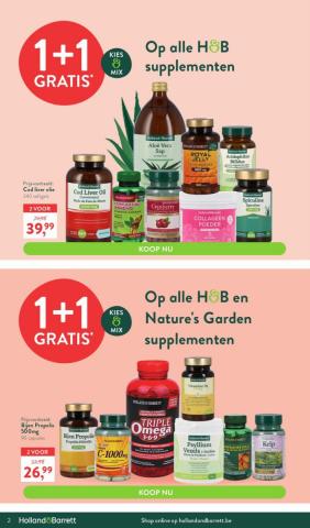 Catalogue Holland & Barrett | 1+1 Gratis op méér dan 1000 producten! | 20/3/2023 - 16/4/2023