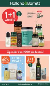 Promos de Parfumeries et Beauté à Hasselt | 1+1 Gratis op méér dan 1000 producten! sur Holland & Barrett | 20/3/2023 - 16/4/2023