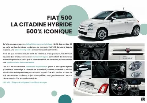 Catalogue Fiat | 500 Hybrid | 25/2/2023 - 10/2/2024