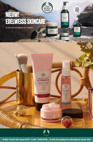 Promos de Parfumeries et Beauté | Nieuw! Edelweiss Skincare sur The Body Shop | 27/08/2022 - 07/10/2022