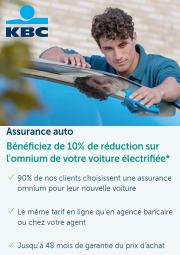 Promos de Banques et Assurances à Anvers | Assurance Auto sur KBC Bank | 10/3/2023 - 30/4/2023