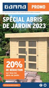 Promos de Bricolage et Jardin à Mons | FR- Spécial Abris de Jardin 2023 sur GAMMA | 12/4/2023 - 5/9/2023
