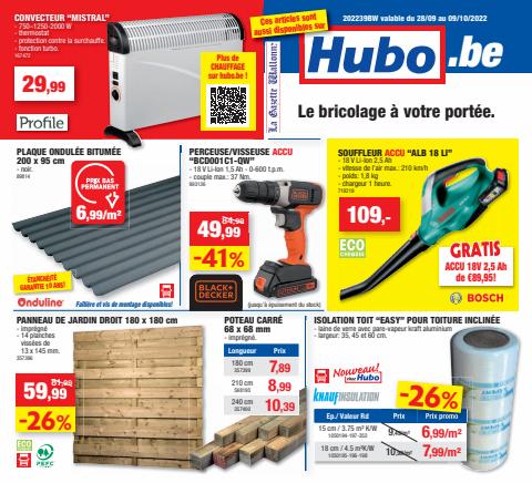 Catalogue Hubo | FR- Le bricolage à votre portée | 29/09/2022 - 09/10/2022