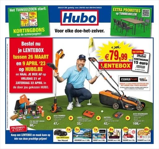 Catalogue Hubo à Namur | Hubo folder | 29/3/2023 - 9/4/2023