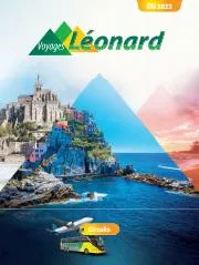 Promos de Voyages à Liège | Circuits Autocar & Avion été 2023 sur Voyages Leonard | 5/12/2022 - 21/6/2023