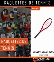 Promos de Sport à Namur | Promos Raquettes de Tennis sur Sport One | 23/3/2023 - 21/4/2023