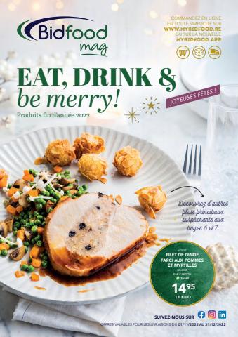 Promos de Restaurants à Gent | Eat, Drink & be Merry! sur Bidfood | 25/11/2022 - 31/12/2022