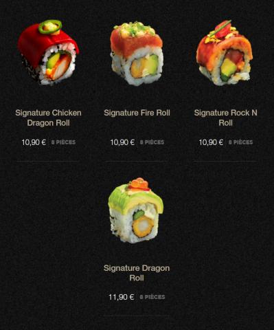 Catalogue Sushi Shop | Signature Rolls | 13/3/2023 - 23/3/2023