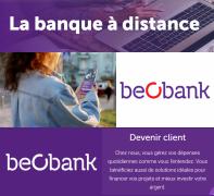 Promos de Banques et Assurances à Gent | Services bancaires sur Beobank | 14/01/2023 - 13/03/2023