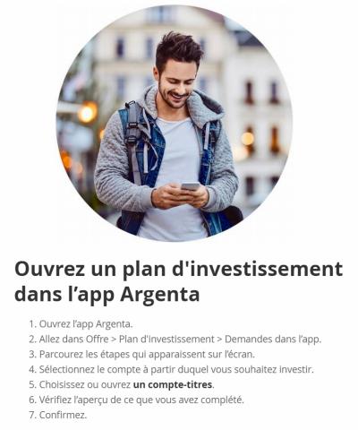 Catalogue Argenta | Investir dès 25 euros par mois? | 8/3/2023 - 7/5/2023