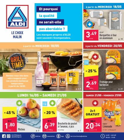 Promos de Supermarchés à Hasselt | FR - Folder Aldi sur Aldi | 09/05/2022 - 27/05/2022