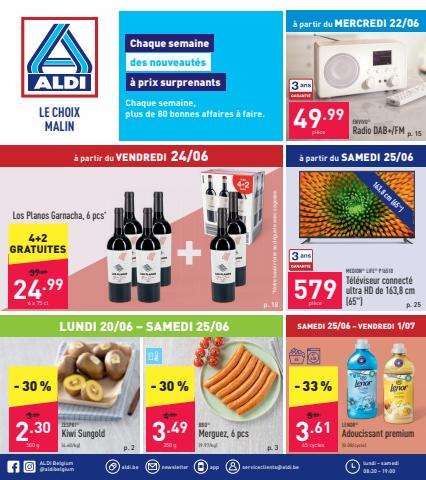 Promos de Supermarchés | FR - Folder Aldi sur Aldi | 13/06/2022 - 01/07/2022