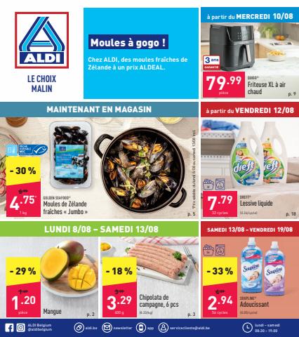 Promos de Supermarchés à Roulers | FR - Folder Aldi sur Aldi | 01/08/2022 - 19/08/2022