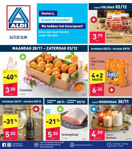 Catalogue Aldi à Gent | NL - Folder Aldi | 21/11/2022 - 09/12/2022