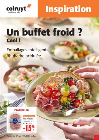 Catalogue Colruyt | Un buffet froid ? Cool ! | 04/05/2022 - 17/05/2022