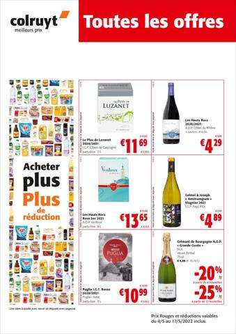 Promos de Supermarchés à Gent | Toutes les offres sur Colruyt | 04/05/2022 - 17/05/2022