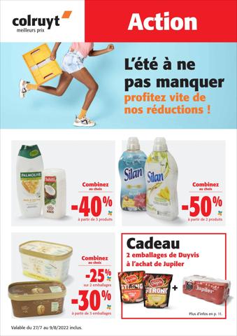 Promos de Supermarchés à Roulers | Action sur Colruyt | 27/07/2022 - 09/08/2022