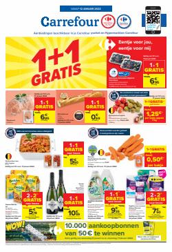 Promos de Supermarchés dans le dépliant à Carrefour ( 2 jours de plus)