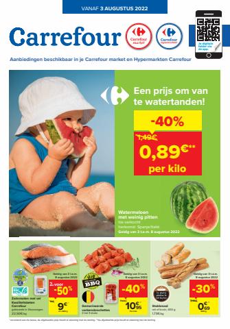 Promos de Supermarchés à Bruges | folder_2231_TRANSVERSE_nl sur Carrefour | 25/07/2022 - 08/08/2022
